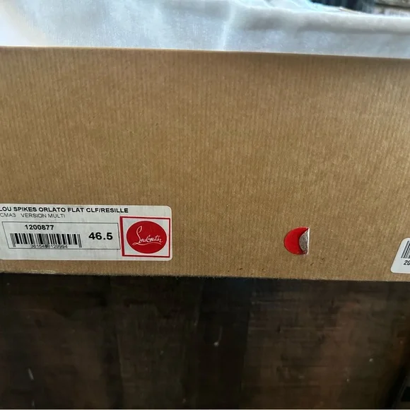 Christian Louboutin White and Neon Yellow Sneakers Brand New
